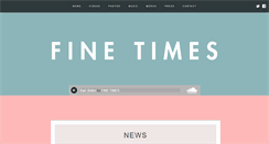 Desktop Screenshot of finetimes.ca