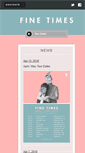 Mobile Screenshot of finetimes.ca